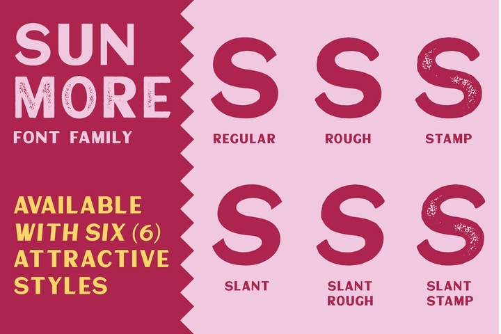 Example font Sunmore #2